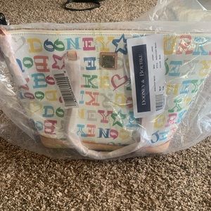 dooney & bourke multicolor tote nwt